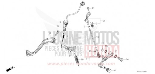 PEDALE CRF1100DS de 2025